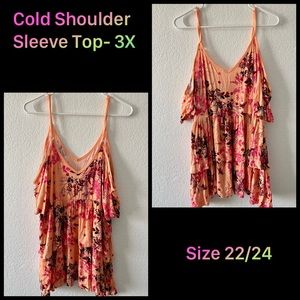 Torrid- Cold Shoulder Sleeve Size- 3X